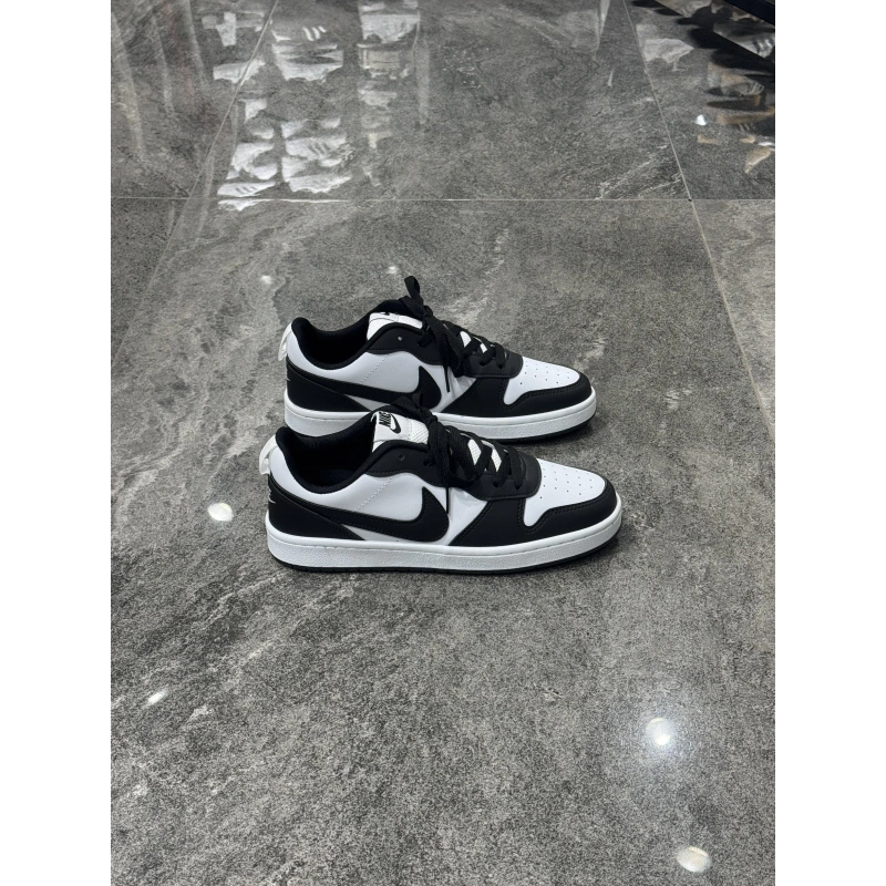 Nıke Court Borough Low 2 Siyah Beyaz Spor Ayakkabı