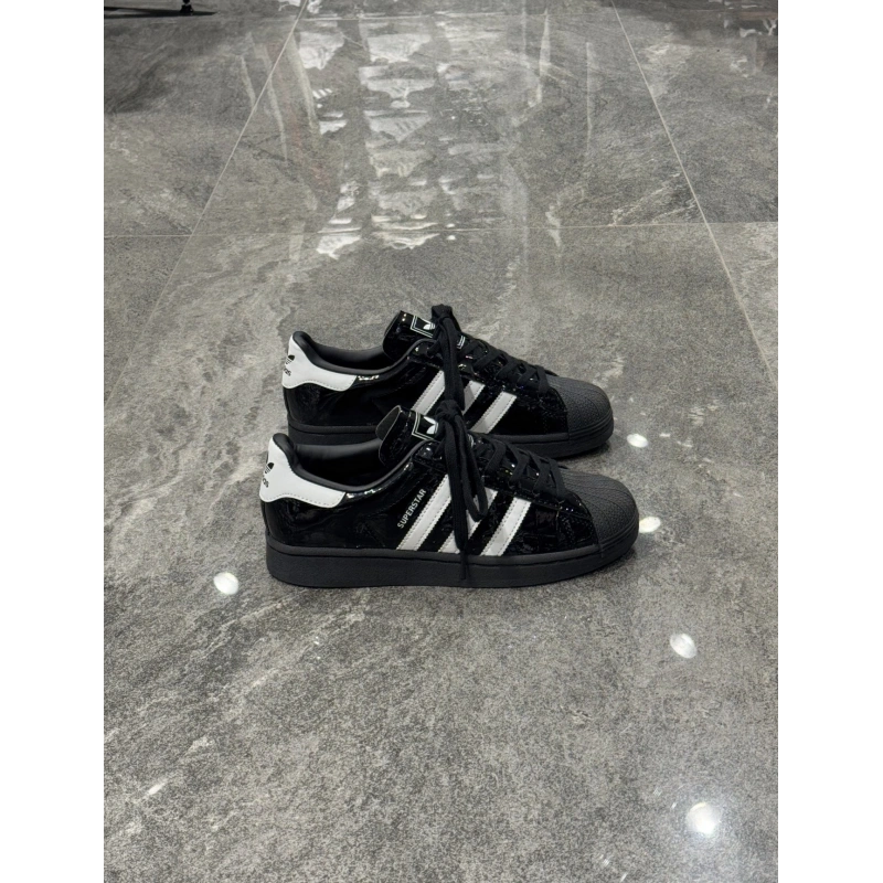 Adidas Süperstar Siyah Rugan
