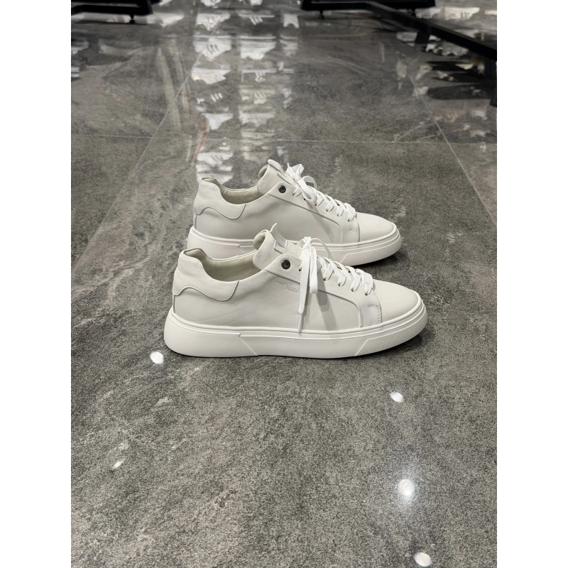 Marcomen Süt Beyaz Deri Günlük Ayakkabı