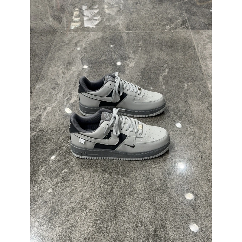 Nıke Air Force 1 Low Gri Antrasit Siyah Spor Ayakkabı