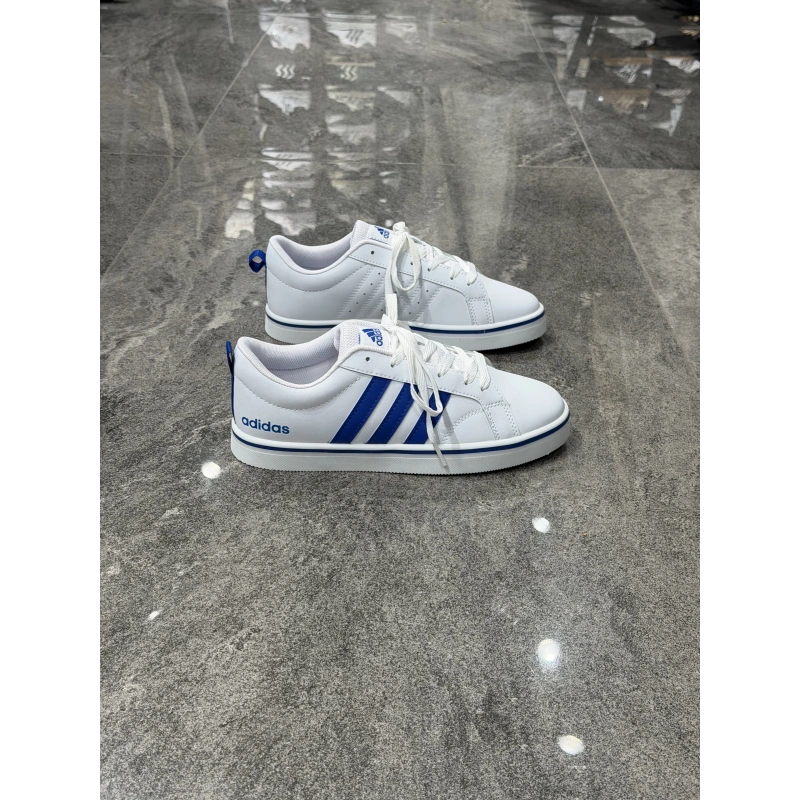 Adidas Grand Court Base 2.0 Beyaz Mavi Spor Ayakkabı
