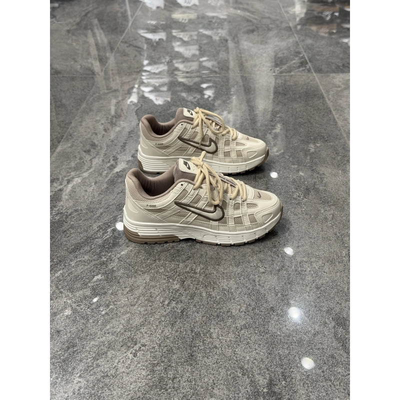Nike Sportswear P-6000 Bej Kahve Detaylı Spor Ayakkabı