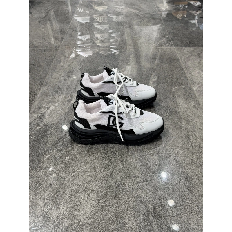 Dolce&Gabbana Cushion Air Sole Beyaz Siyah Detaylı Spor Ayakkabı
