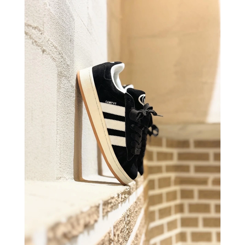 Adidas Campüs Siyah Beyaz kauçuk Taban Detaylı