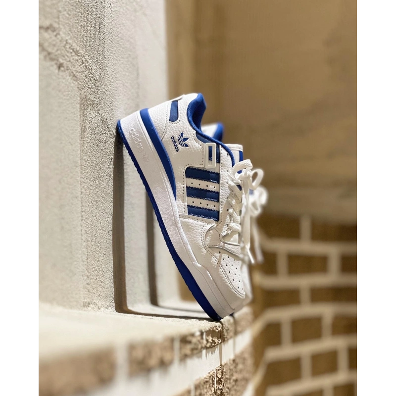 Adidas Forum Low Beyaz Mavi Detaylı