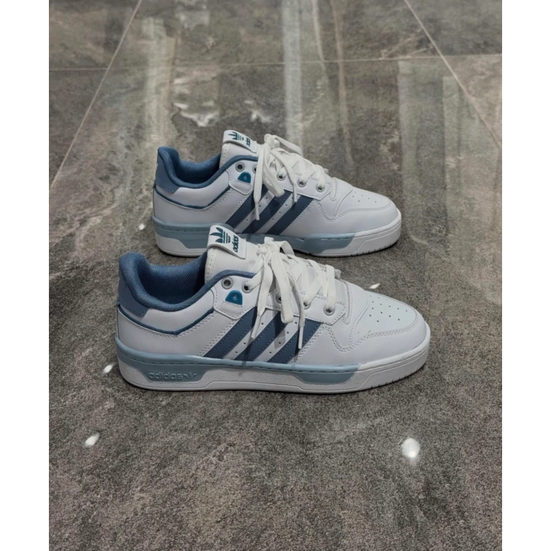 Adidas Low 86 Beyaz Buz Mavi Detaylı Spor Ayakkabı