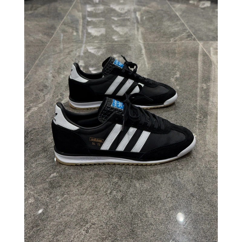 Adidas Originals SL 72 RS Siyah Kauçuk Taban Spor Ayakkabı