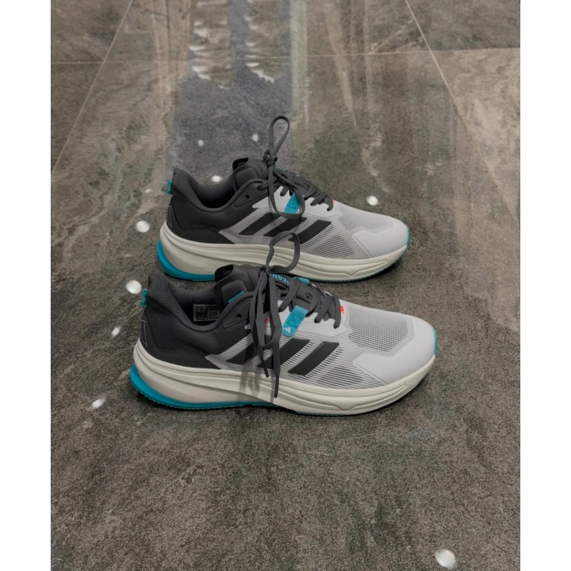 Adidas Rıse 5.0 Beyaz Gri Mavi Detaylı