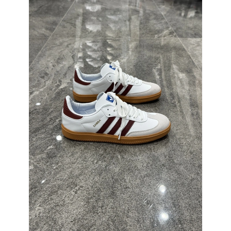Adidas Samba Beyaz Bordo Spor Ayakkabı