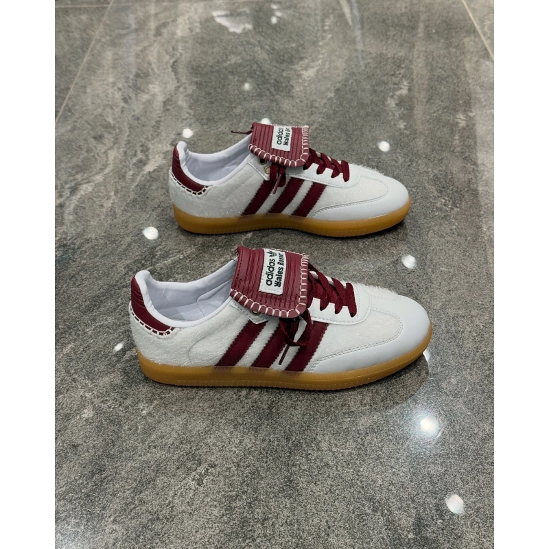Adidas Samba Wales Bonner Krem Bordo Detaylı