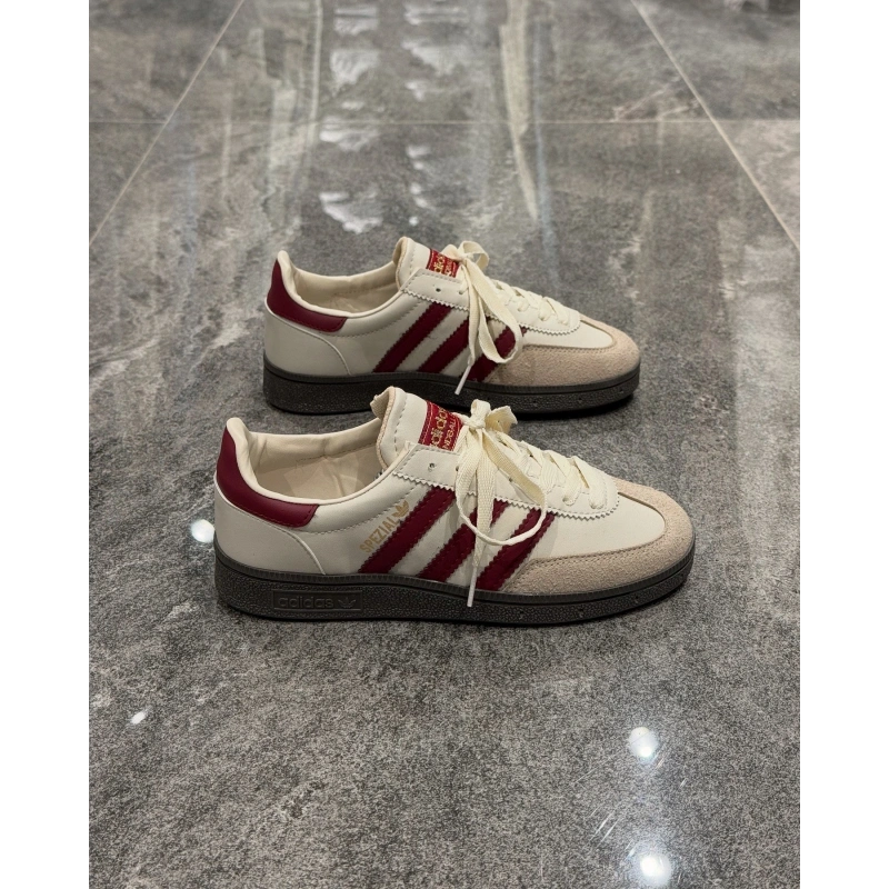 Adidas Spezial Krem Bordo Spor Ayakkabı