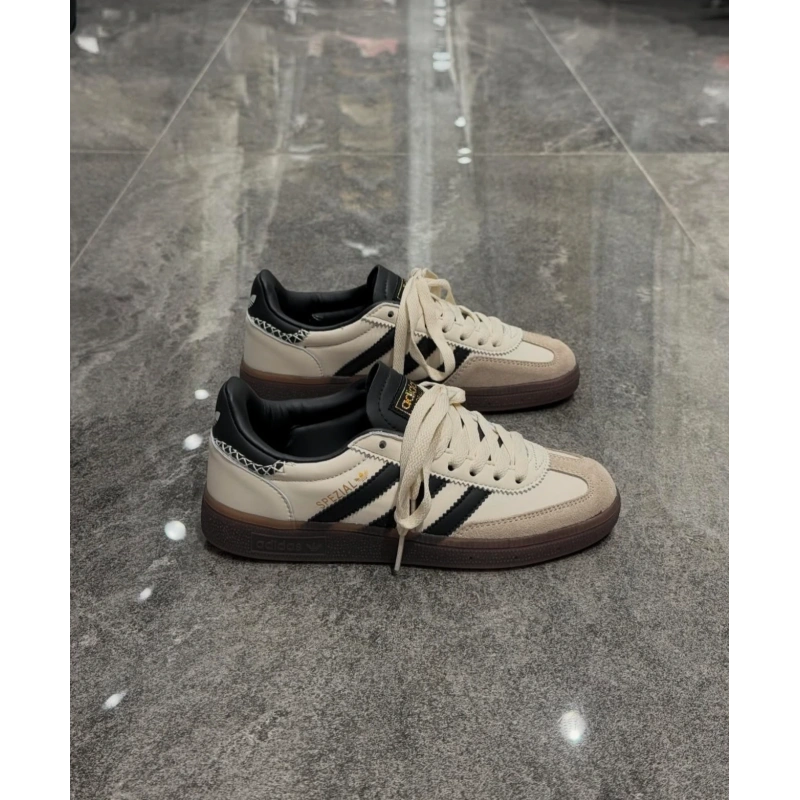 Adidas Spezıal Krem Kahve Dikiş Detaylı Spor Ayakkabı