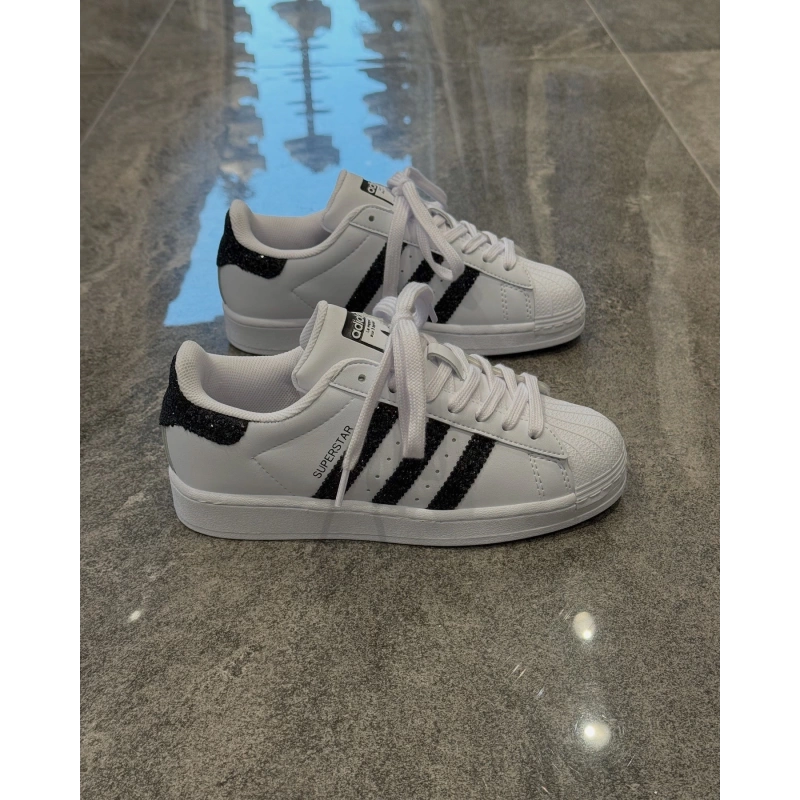 Adidas Süperstar Beyaz Siyah Ayna Spor Ayakkabı