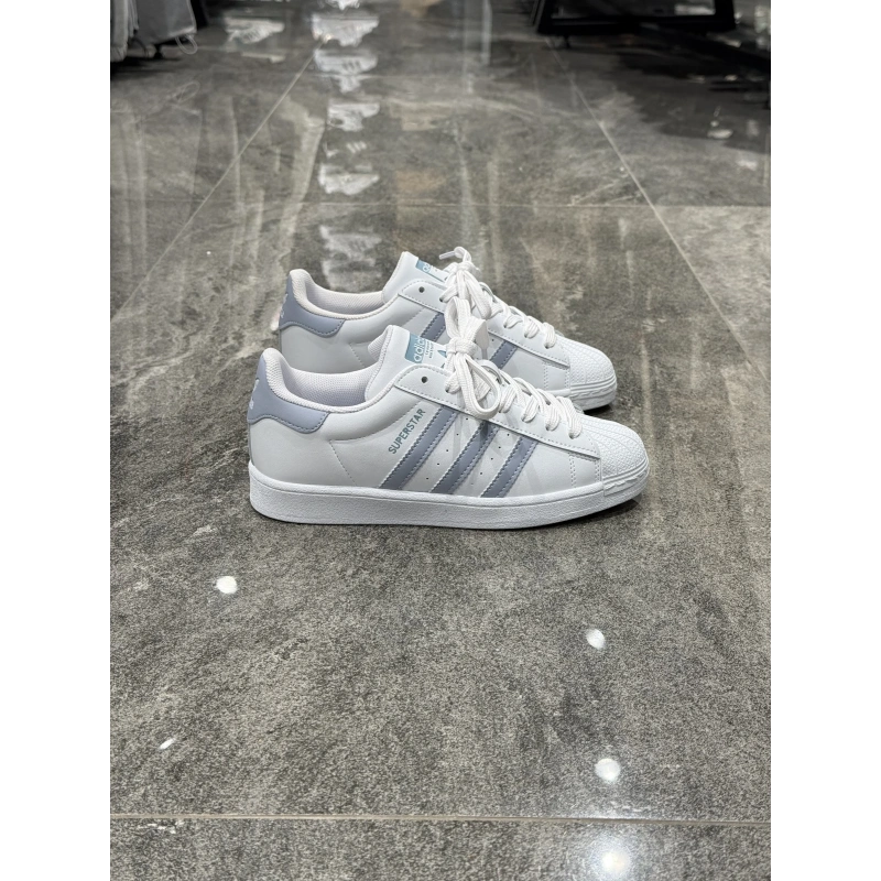 Adidas Süperstar Buz Mavi Detalı Spor Ayakkabı