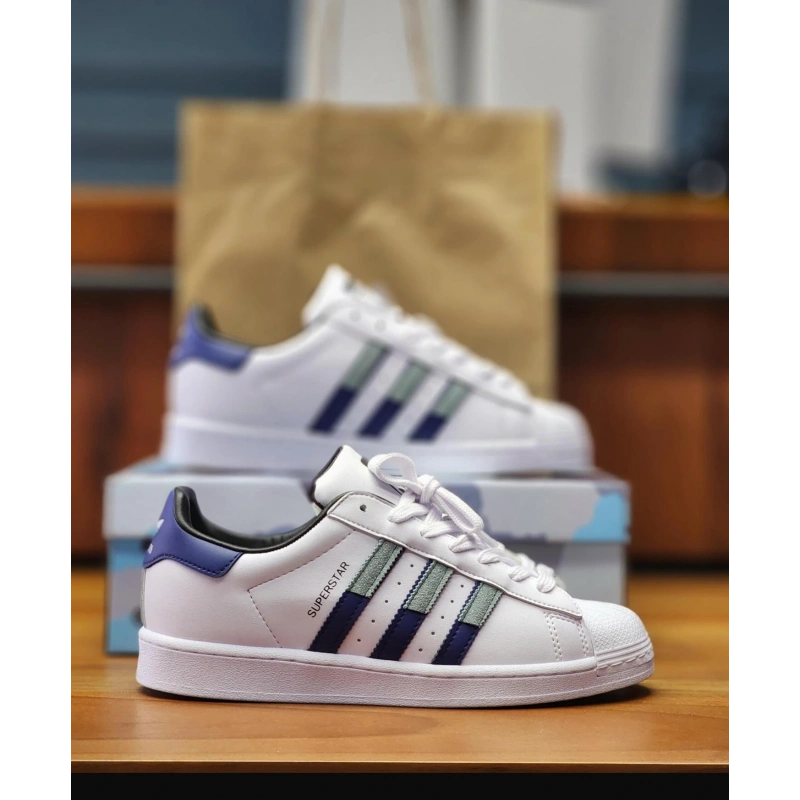 Adidas Süperstar Çift Logo Beyaz Laci Bebe Detaylı