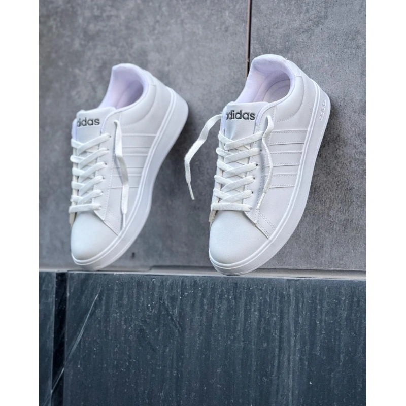 Adidas VS Pace 2.0 Beyaz Beyaz Detaylı