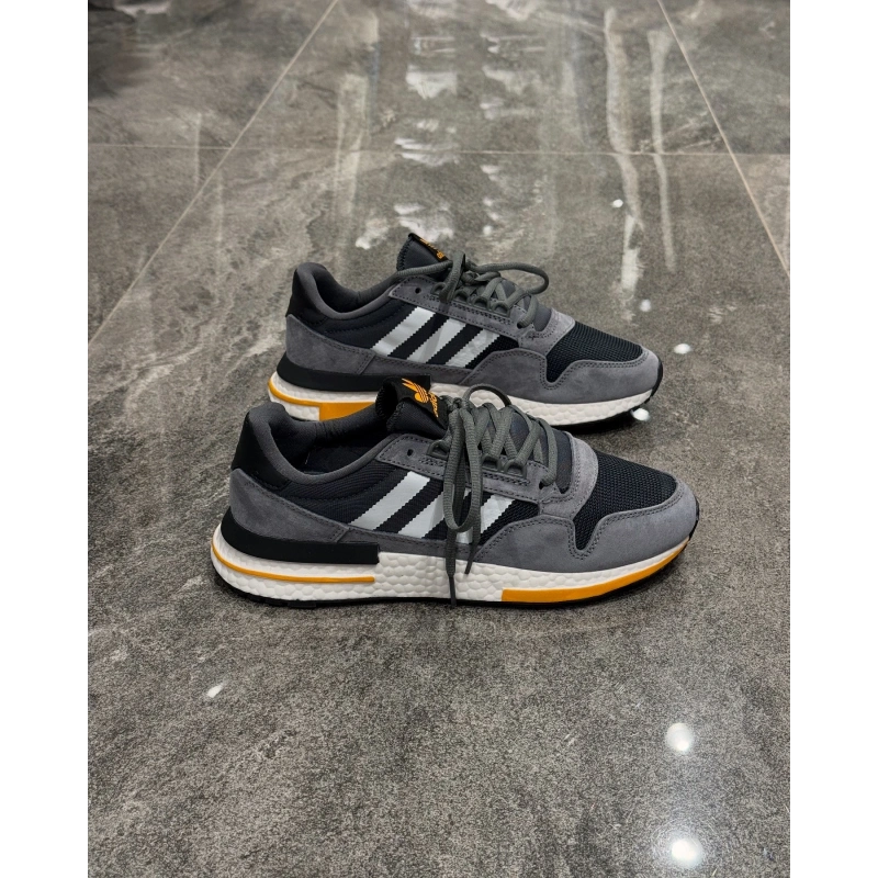 Adidas ZX 500 RM Gri Beyaz Turuncu Taban