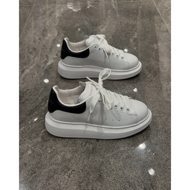 Alexander Mcqueen Beyaz Siyah Topuk