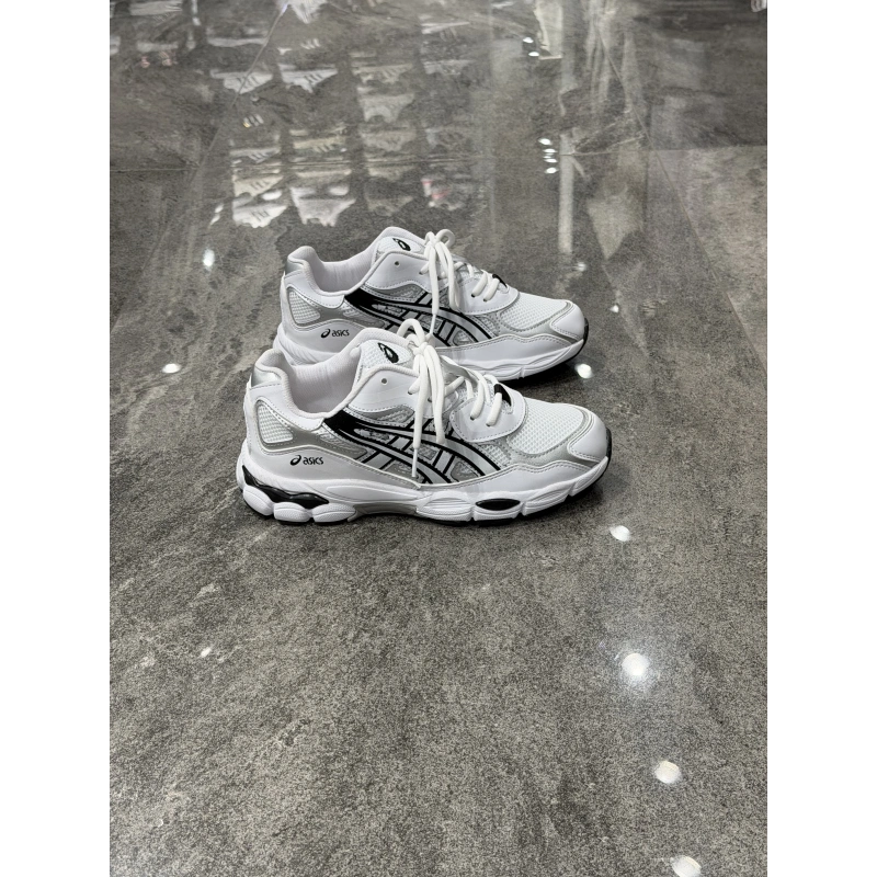 Asıcs Gel-Nyc Chunky White Black Spor Ayakkabı