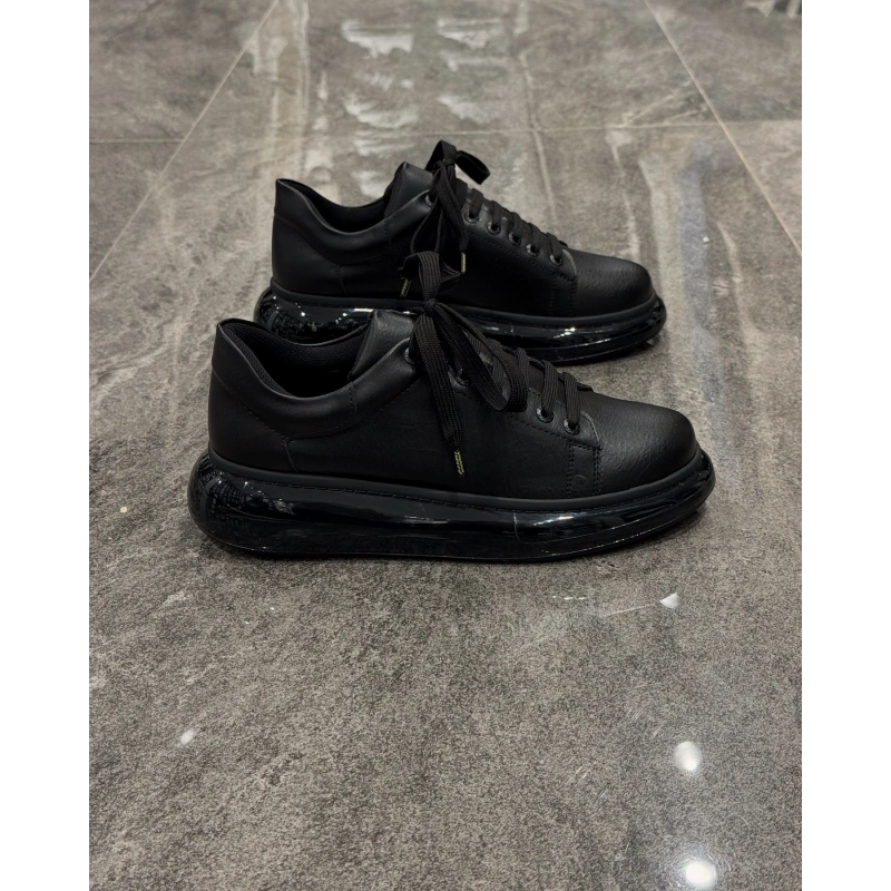 Chekıch Siyah Siyah Air Taban Spor Ayakkabı