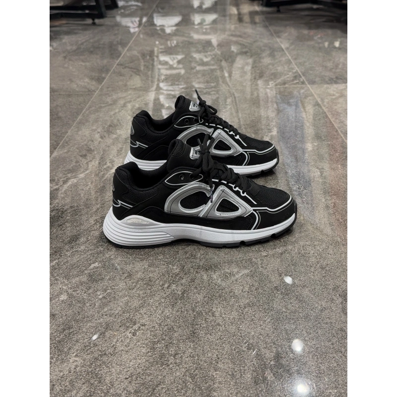 Christian Dior B30 Siyah Gri Spor Ayakkabı