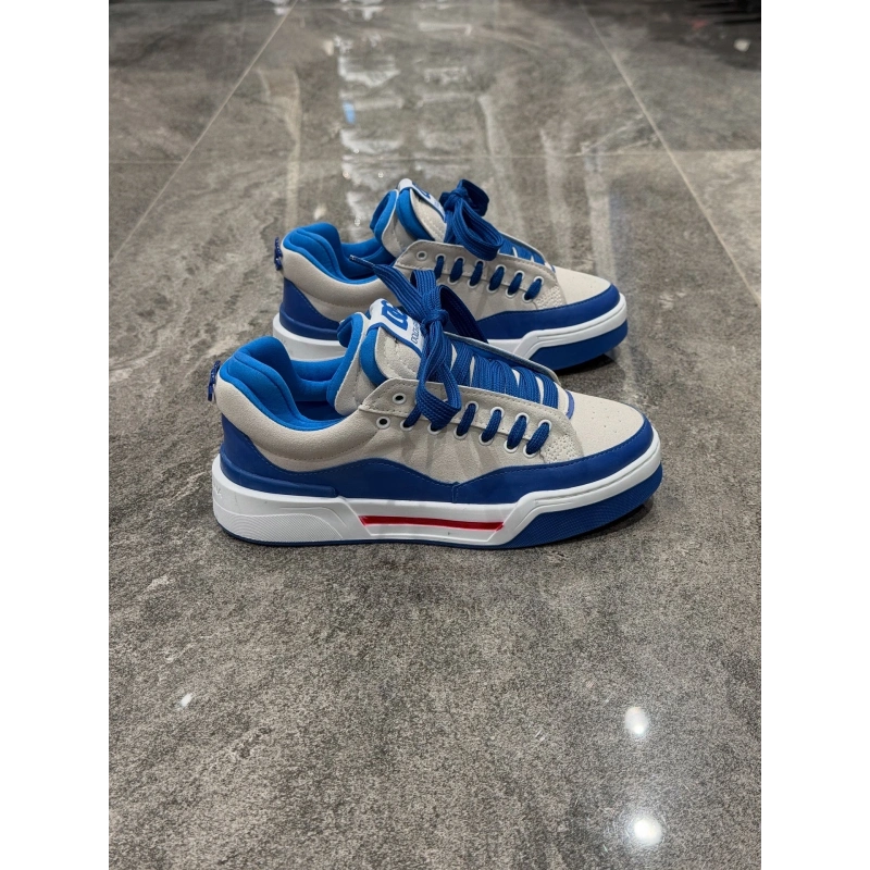 Dolce Gabbana Manteca Mavi Krem Detaylı Spor Ayakkabı