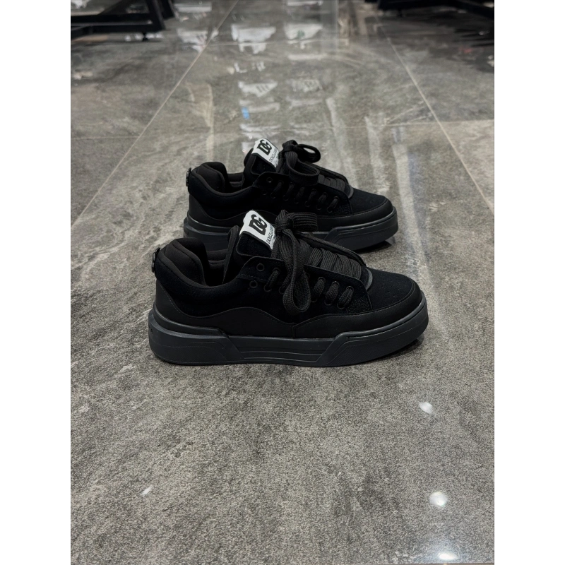 Dolce Gabbana Manteca Siyah Siyah Detaylı Spor Ayakkabı