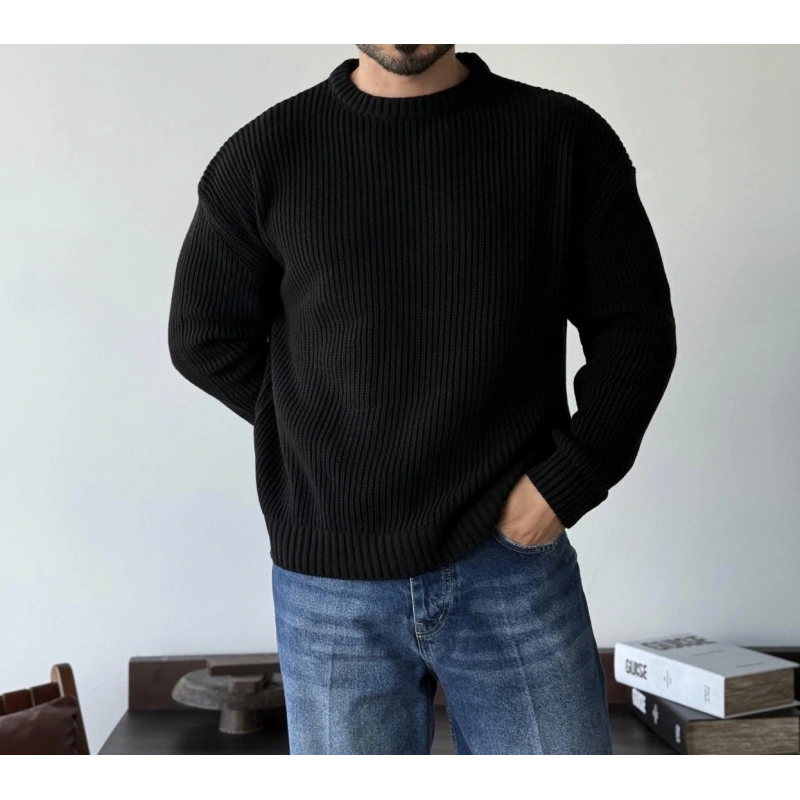 Giesto Siyah Örme Triko