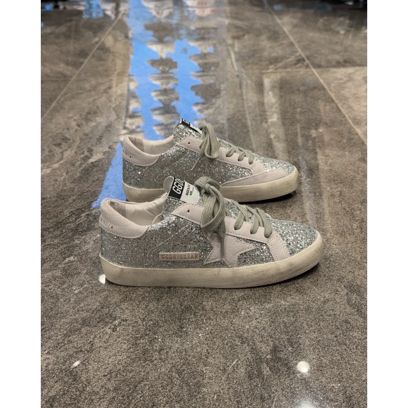 Golden Goose Gümüş Simli