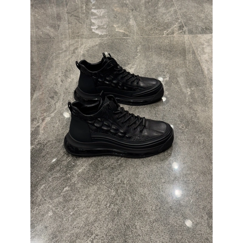 Marco Siyah Desen Air Tabanlı Deri Bot