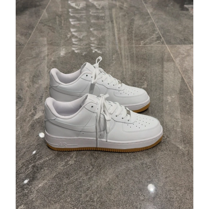 Nike Air Force 1 White Gum Light Brown