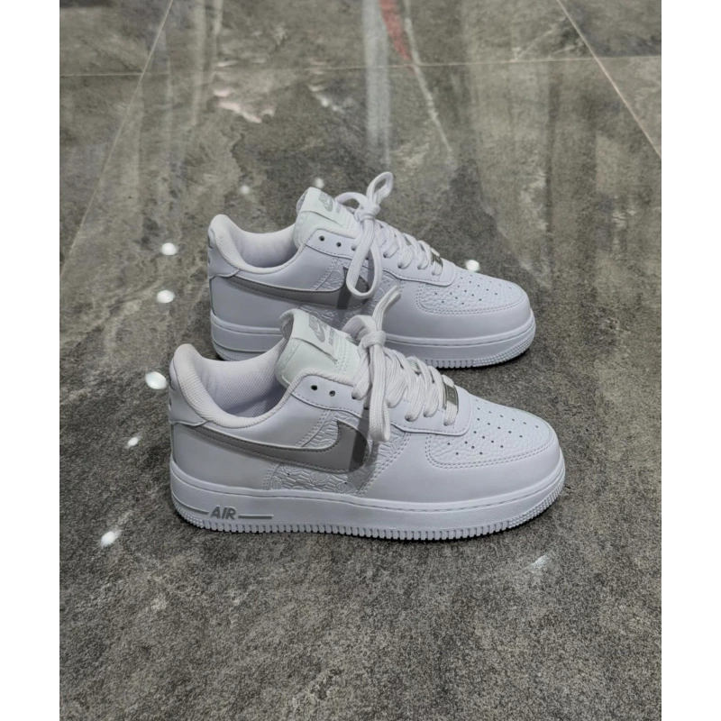 Nıke Air Force Beyaz Gri Spor Ayakkabı