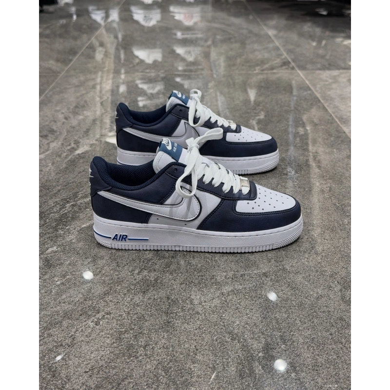 Nıke Air Force Beyaz Mavi Detaylı Spor Ayakkabı