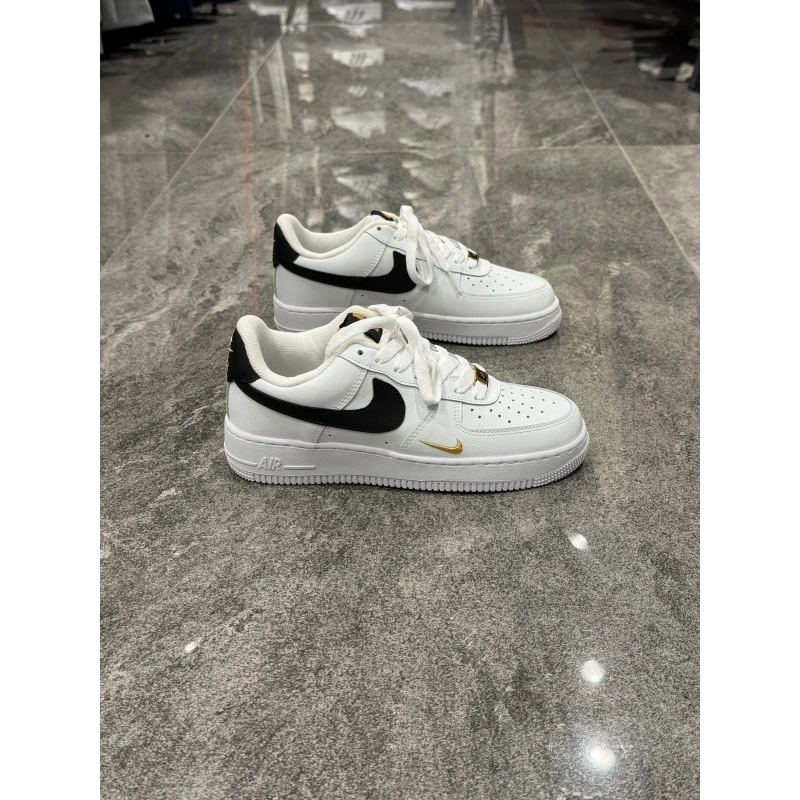 Nıke Air Force Beyaz Siyah Altın