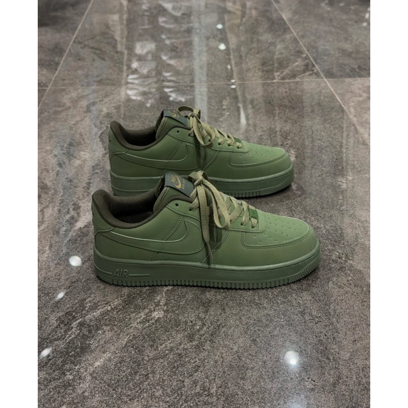Nike Air Force Crazy Deri Oil Green Spor Ayakkabı
