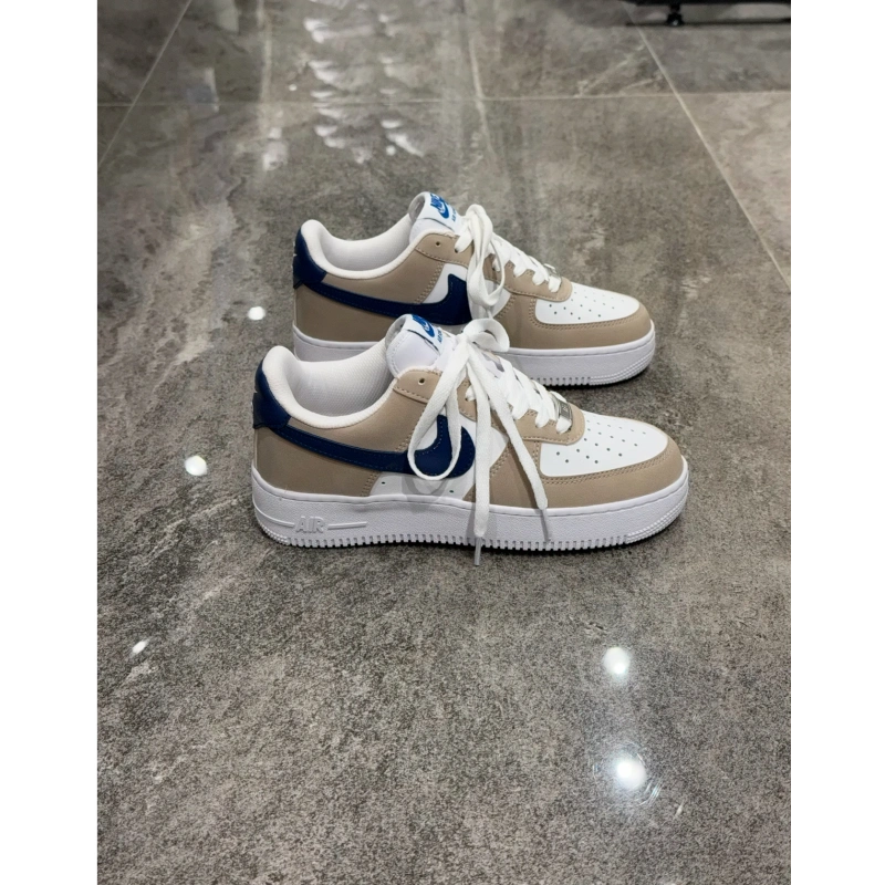 Nike Air Force Taş Mavi Detaylı