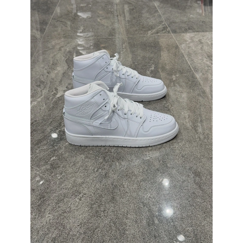Nıke Air Jordan 1 Low Bilekli Beyaz Detaylı