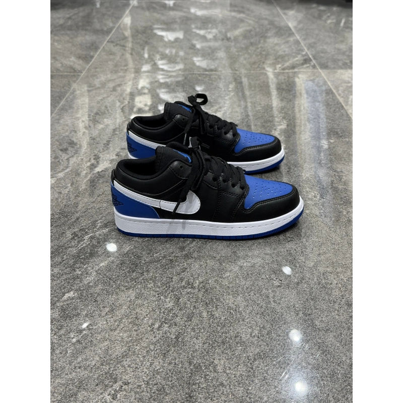 Nike Air Jordan 1 Low Black Royal Toe