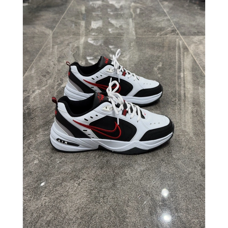 Nıke Air Monarch Beyaz Siyah Kırmızı