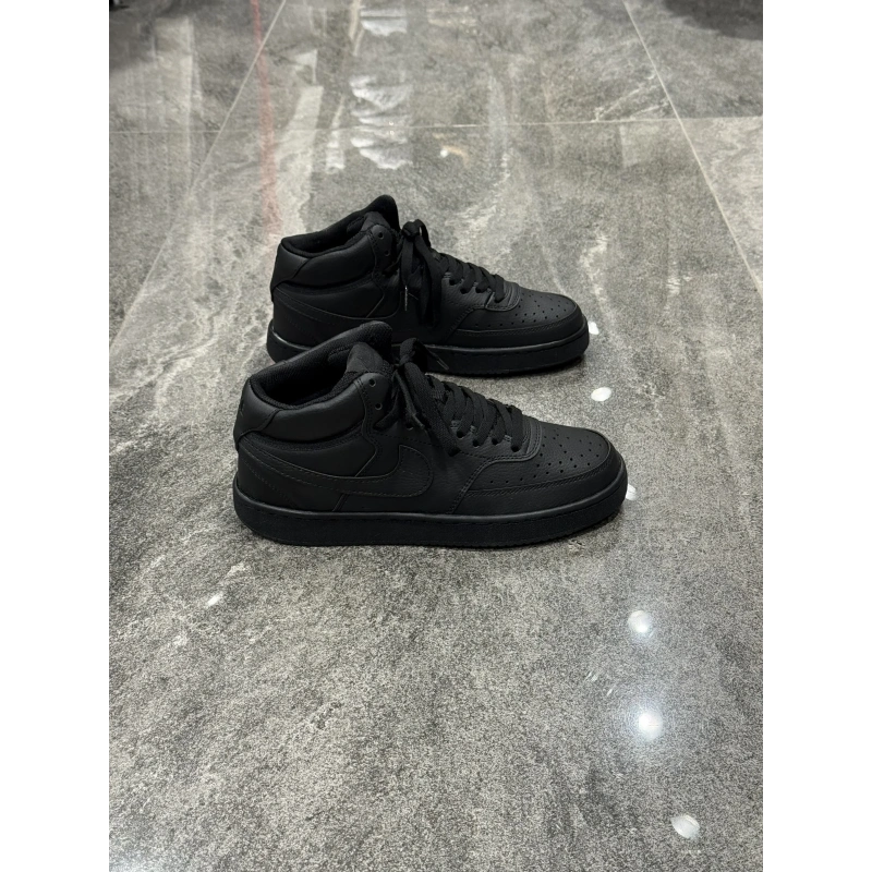 Nıke Court Vısıon Bilekli Siyah Siyah Spor Ayakkabı