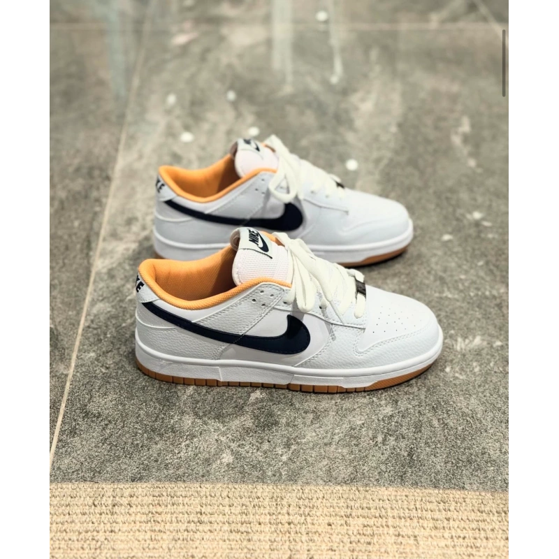 Nıke Dunk Beyaz Laci Deri Spor Ayakkabı