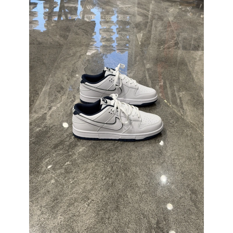 Nike Dunk Low Çift Logo Beyaz Laci Spor Ayakkabı