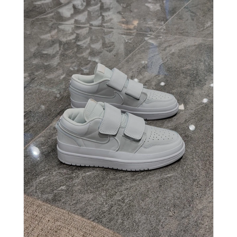 Nıke Jordan 1 Low Duble Strap Beyaz