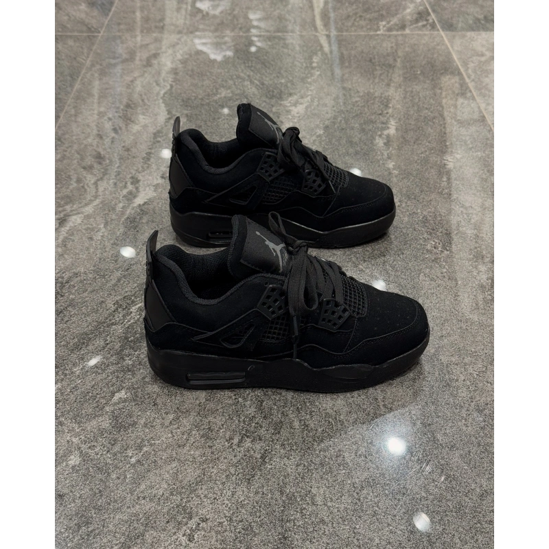 Nike Jordan 4 Siyah Siyah