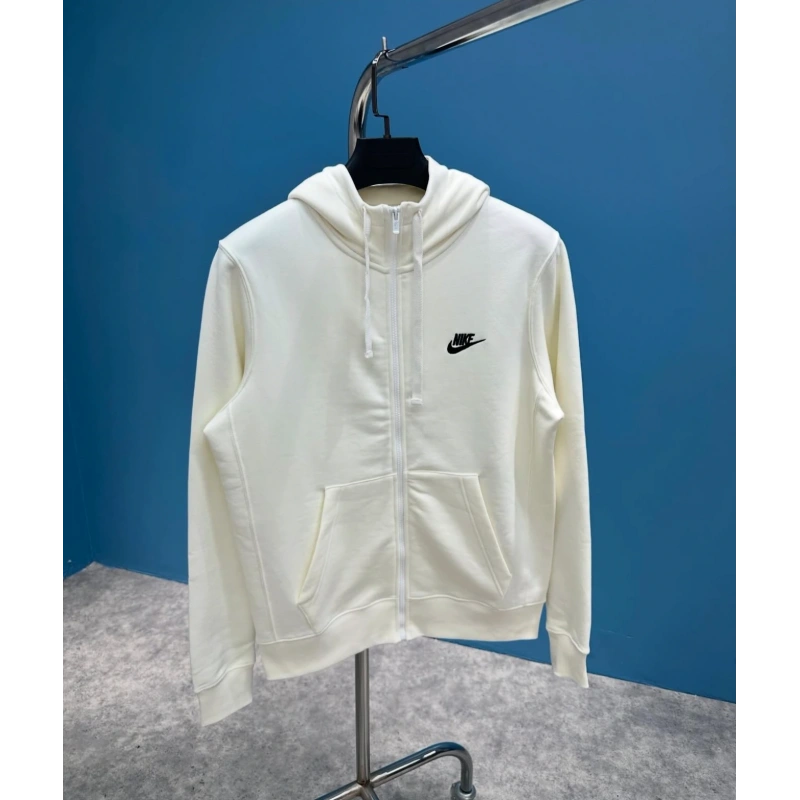 Nıke Tech Flex Ekru Fermuarlı Hoodie