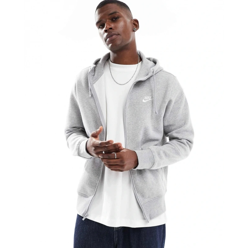 Nıke Tech Flex Gri Fermuarlı Hoodie