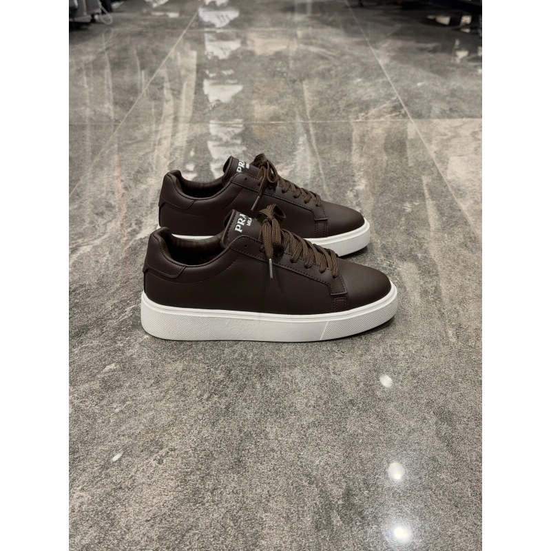 Prada Kahve Günlük Klasik Spor Ayakkabı