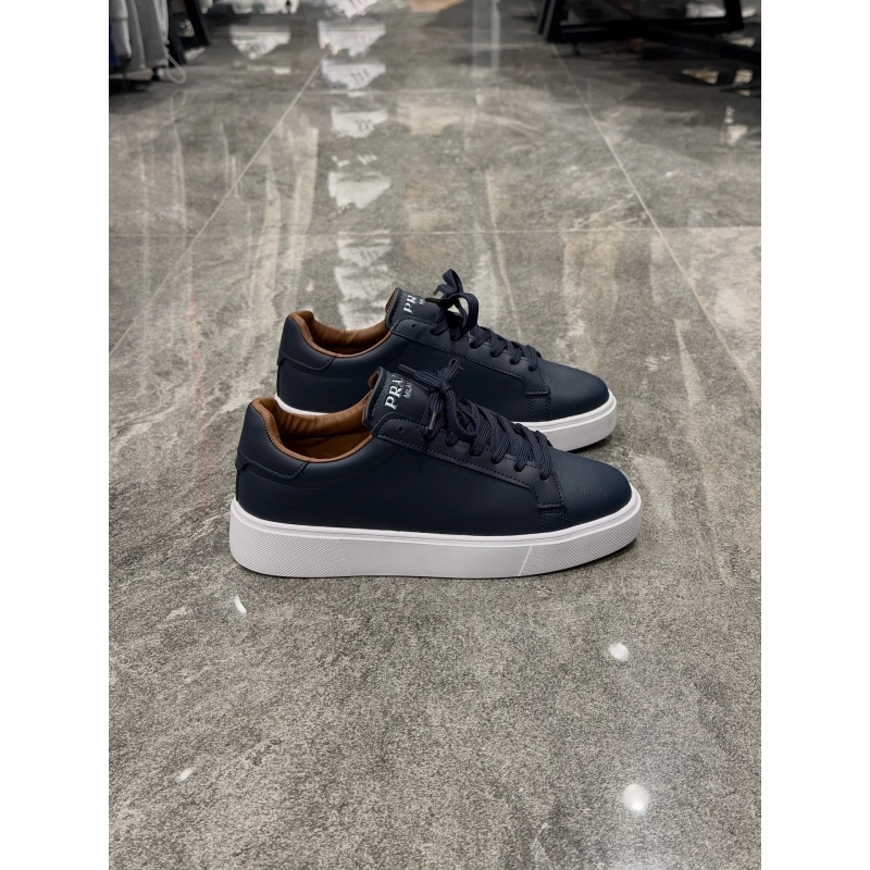 Prada Lacivert Günlük Klasik Spor Ayakkabı