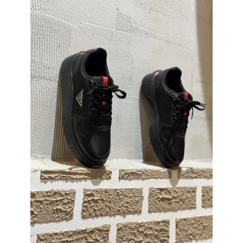 Prada Milano Siyah Siyah Kırmızı