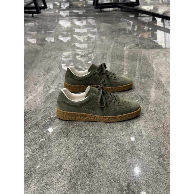 Yalçın Spor Yeşil Süet Erkek Deri Sneaker